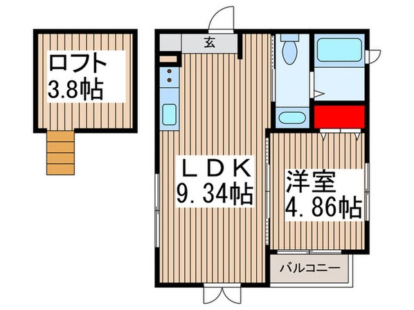 BRILLIANT AKITSUの物件間取画像